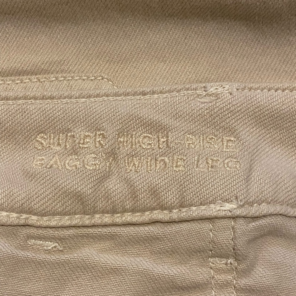 American Eagle Outfitters Dreamy Drape Baggy Wide Leg High Rise Pants sz 16 - Picture 6 of 9